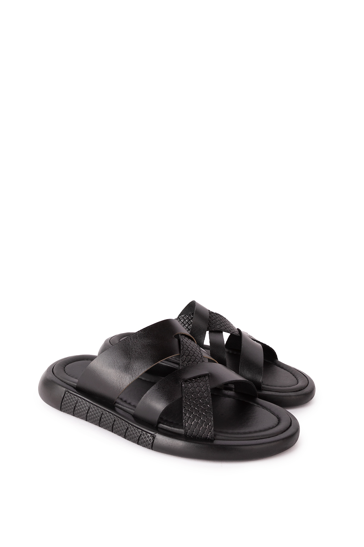 Gondol Erkek Hakiki Deri Terlik esm.448 - Görsel 2