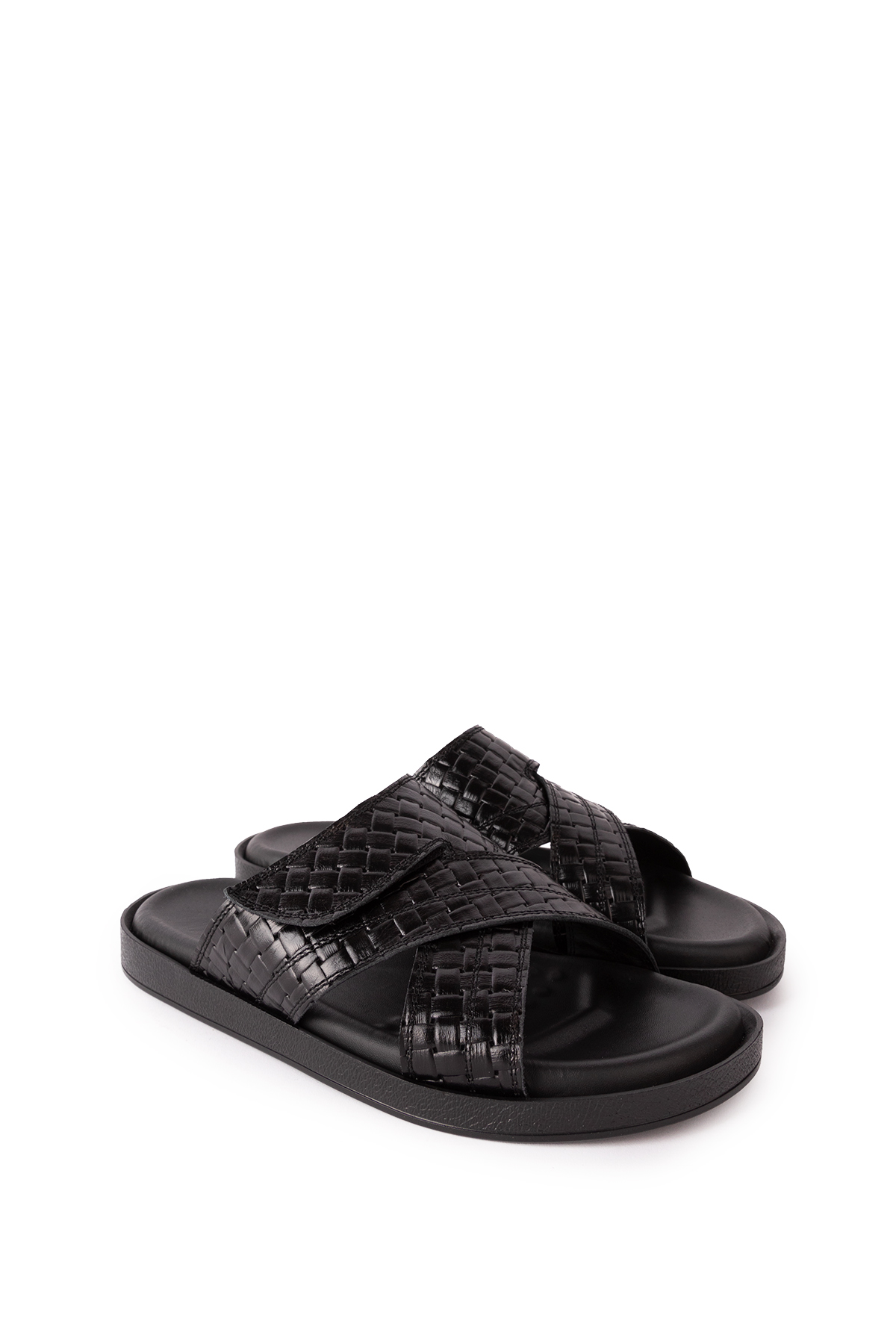 Gondol Erkek Hakiki Deri Terlik esm.410 - Görsel 2