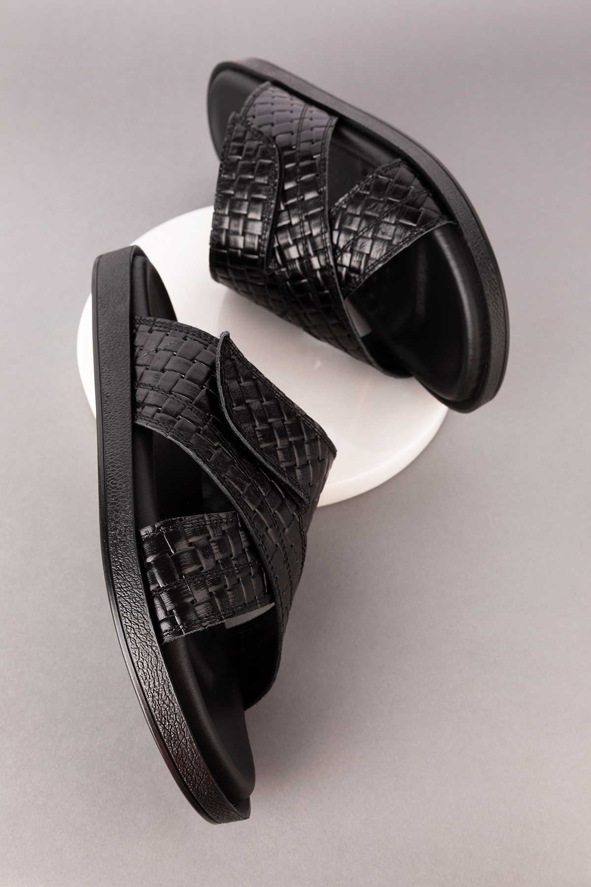 Gondol Erkek Hakiki Deri Terlik esm.410 - Görsel 6