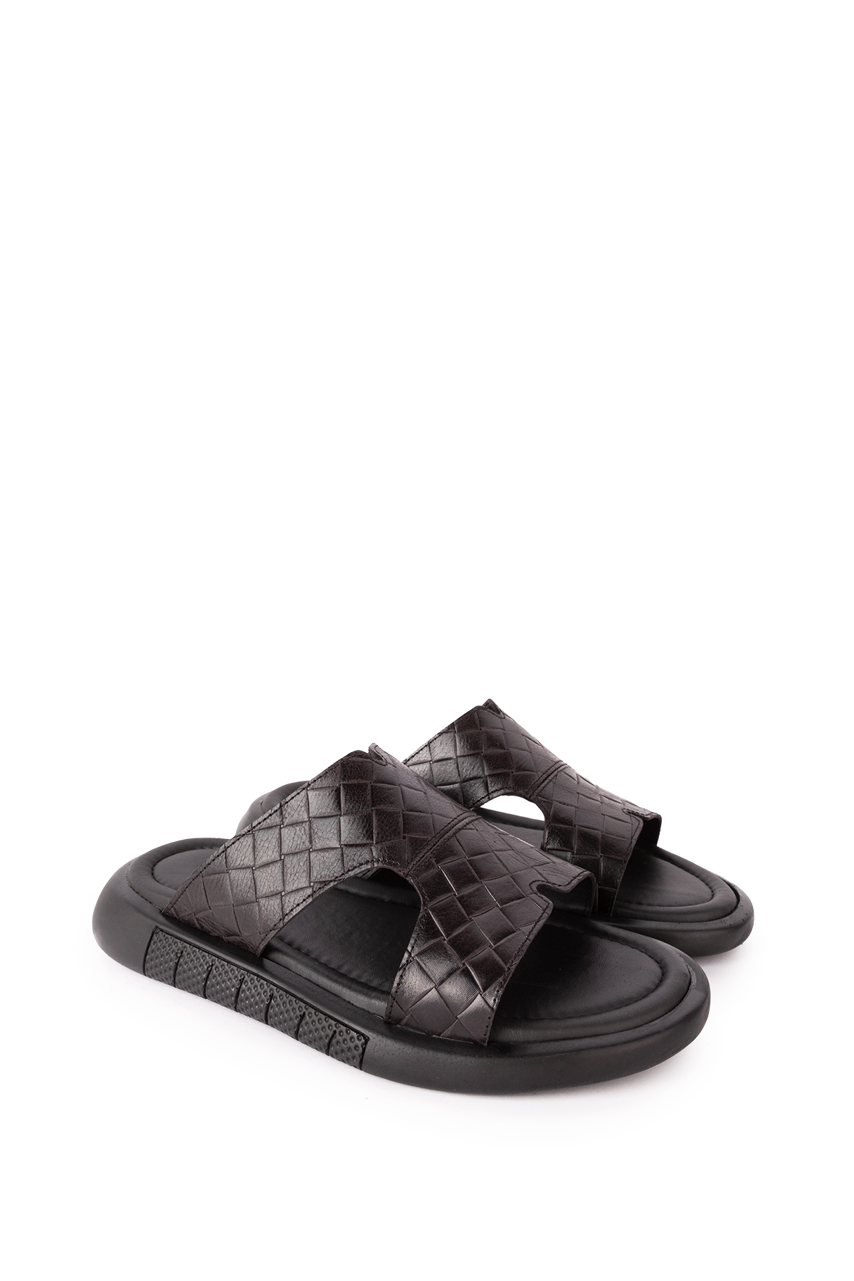 Gondol Erkek Hakiki Deri Terlik esm.427 - Görsel 2