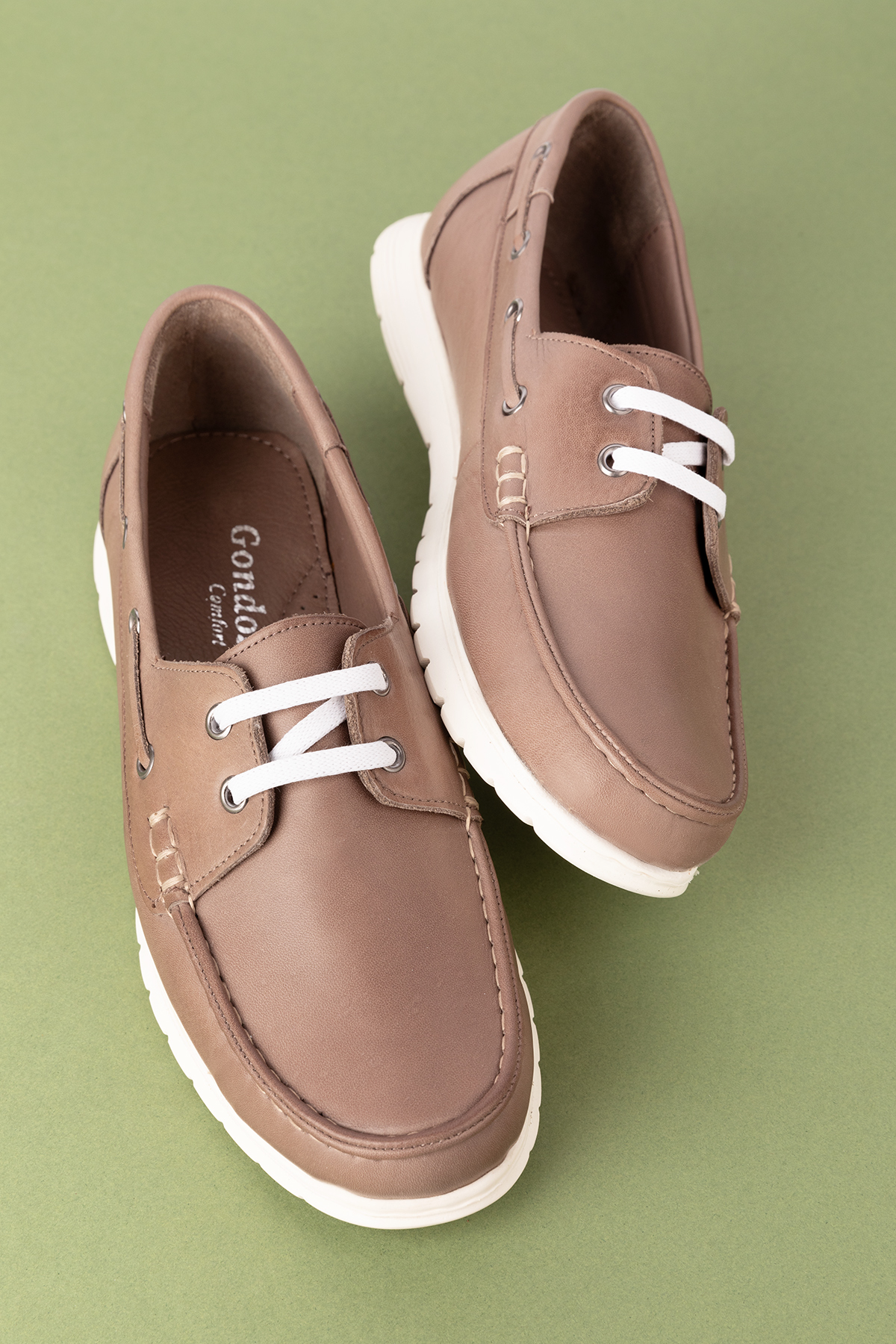 Gondol Kadın İçi Dışı Hakiki Deri Esnek Hafif Rahat Loafer ell.7005 - Görsel 3