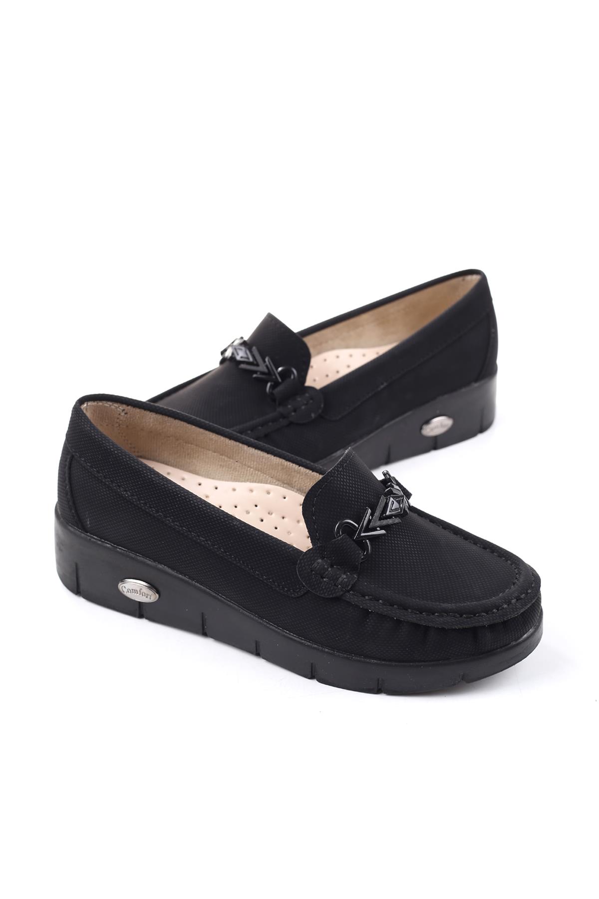 3854 Dolgu Topuk Günlük Kadın Babet Ayakkabı - Görsel 2