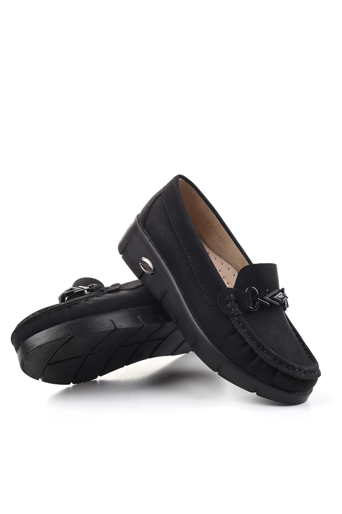 3854 Dolgu Topuk Günlük Kadın Babet Ayakkabı - Görsel 6