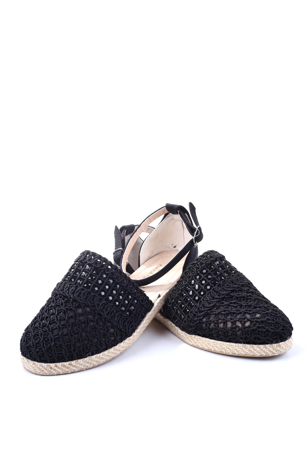 3850 Kadın Hasır Örme Günlük Ayakkabı - Görsel 4
