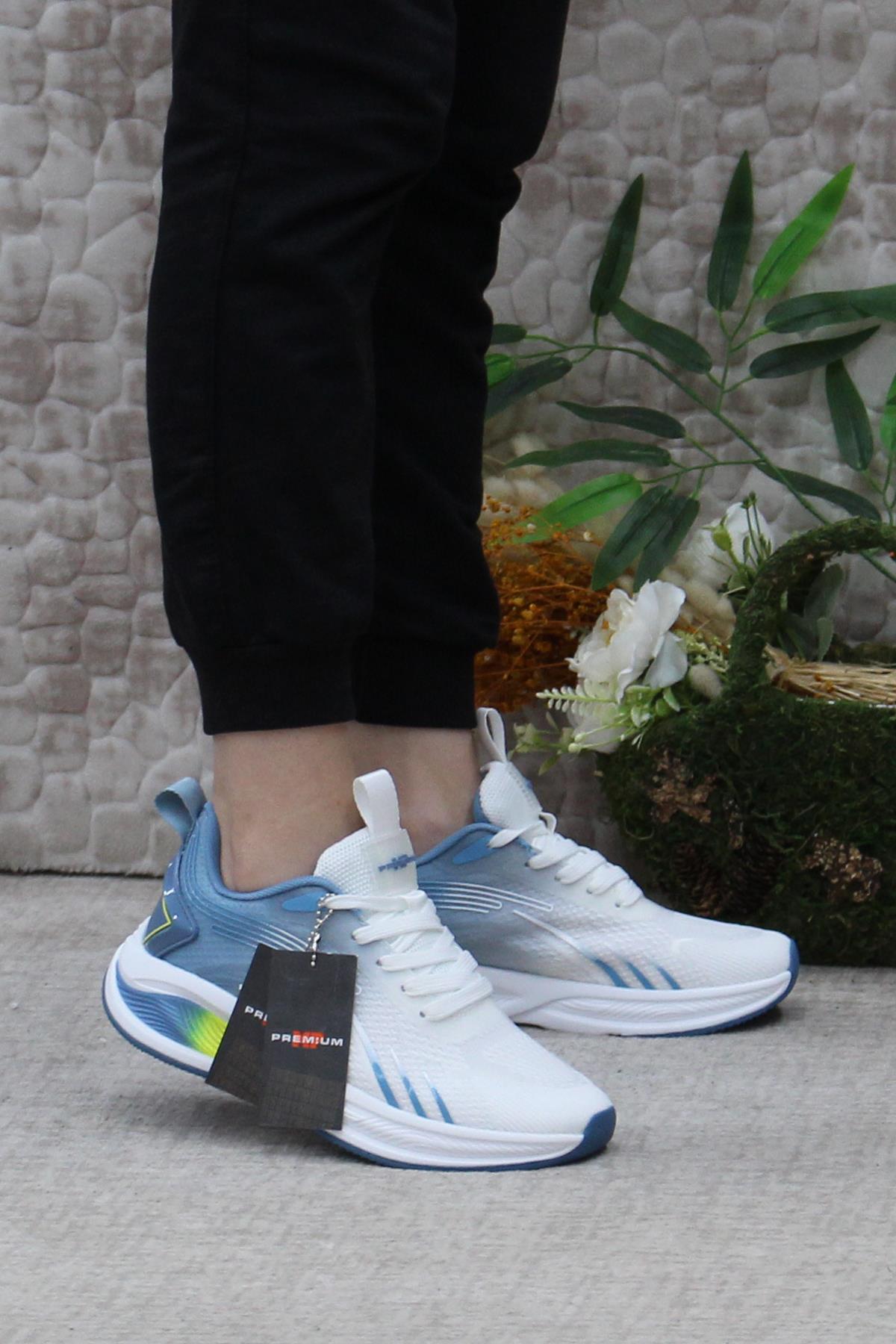 241 1626 Premıum Rahat Esnek Orijinal Ürün Hafif Kadın Spor Ayakkabı - Görsel 2
