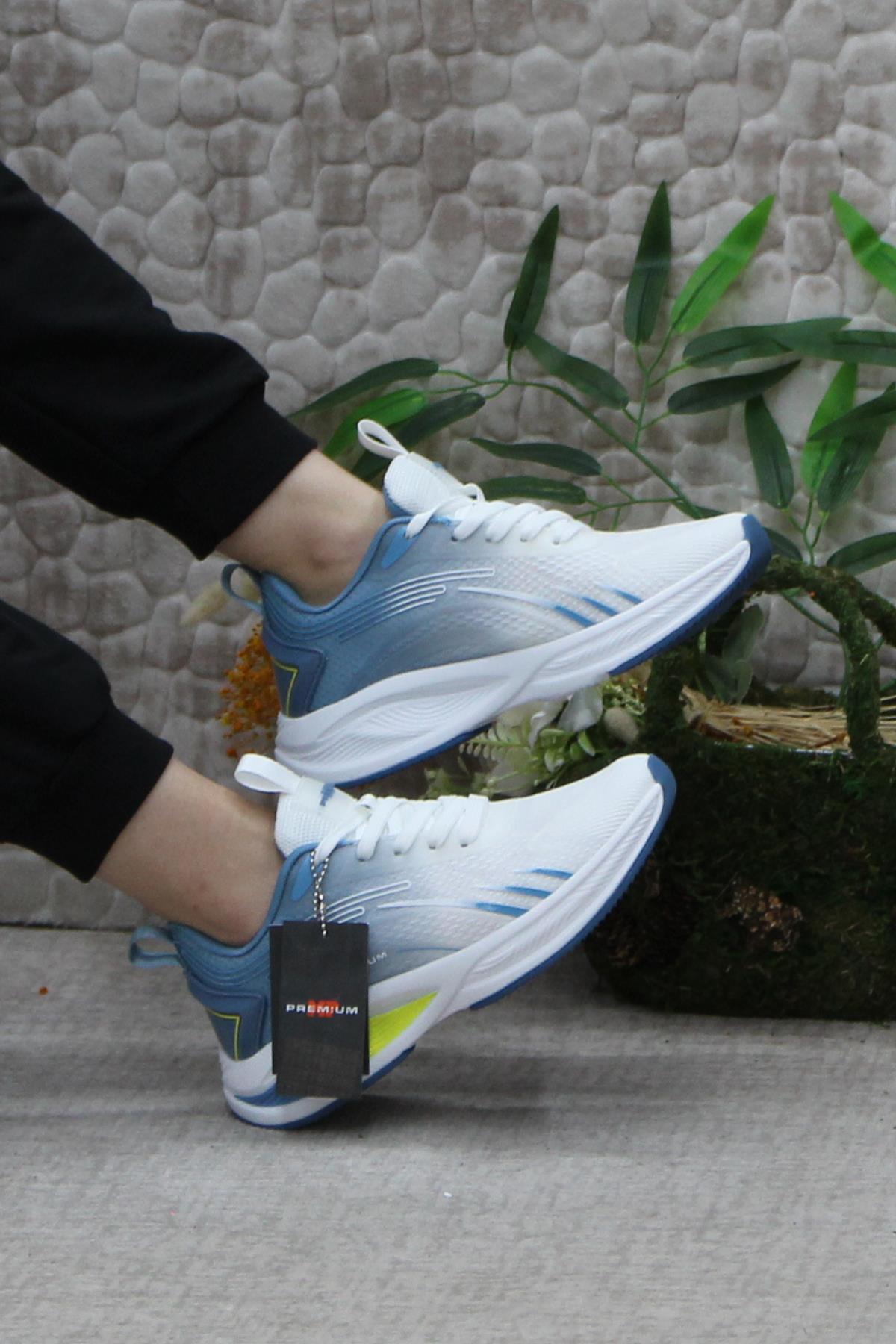 241 1626 Premıum Rahat Esnek Orijinal Ürün Hafif Kadın Spor Ayakkabı - Görsel 6