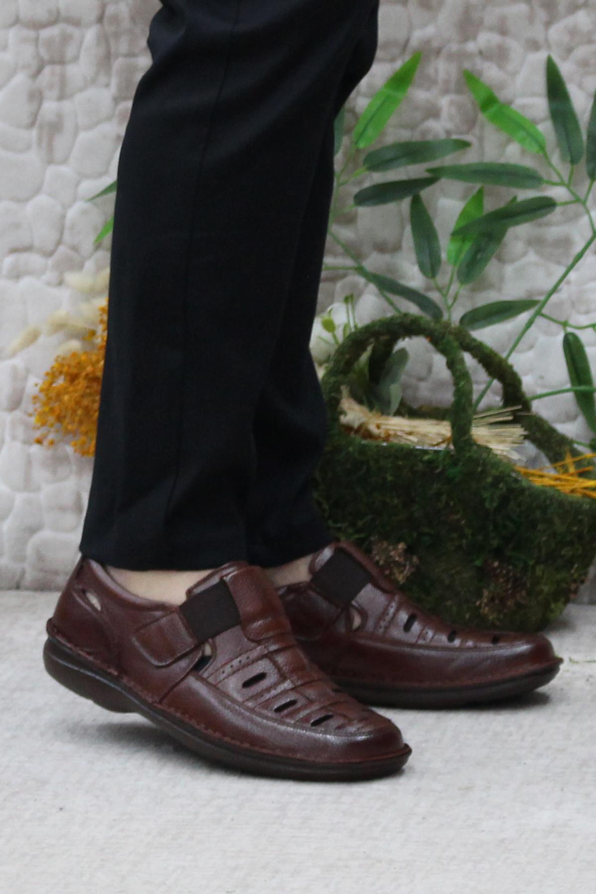 2115 Taba Alme Comfort İç Ve Dış Hakiki Deri Erkek Ayakkabı - Görsel 2