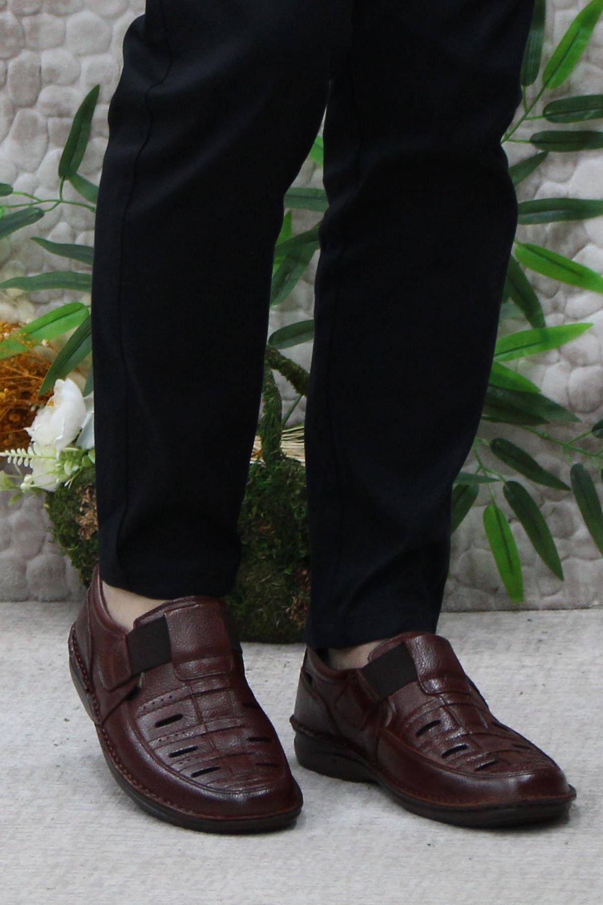 2115 Taba Alme Comfort İç Ve Dış Hakiki Deri Erkek Ayakkabı - Görsel 3