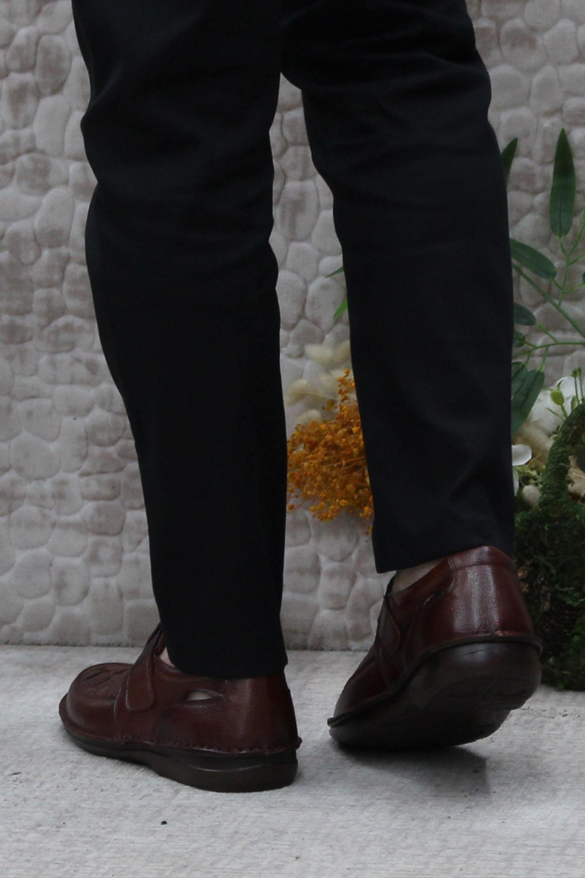 2115 Taba Alme Comfort İç Ve Dış Hakiki Deri Erkek Ayakkabı - Görsel 5