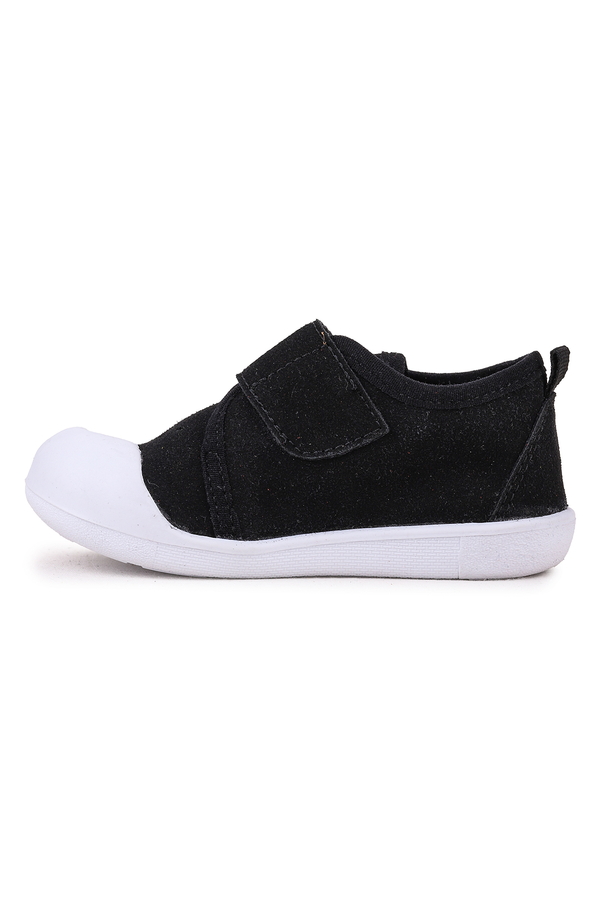 Daffy Cırtlı Erkek Bebek İlk Adım Panduf Ayakkabı Siyah - Görsel 5