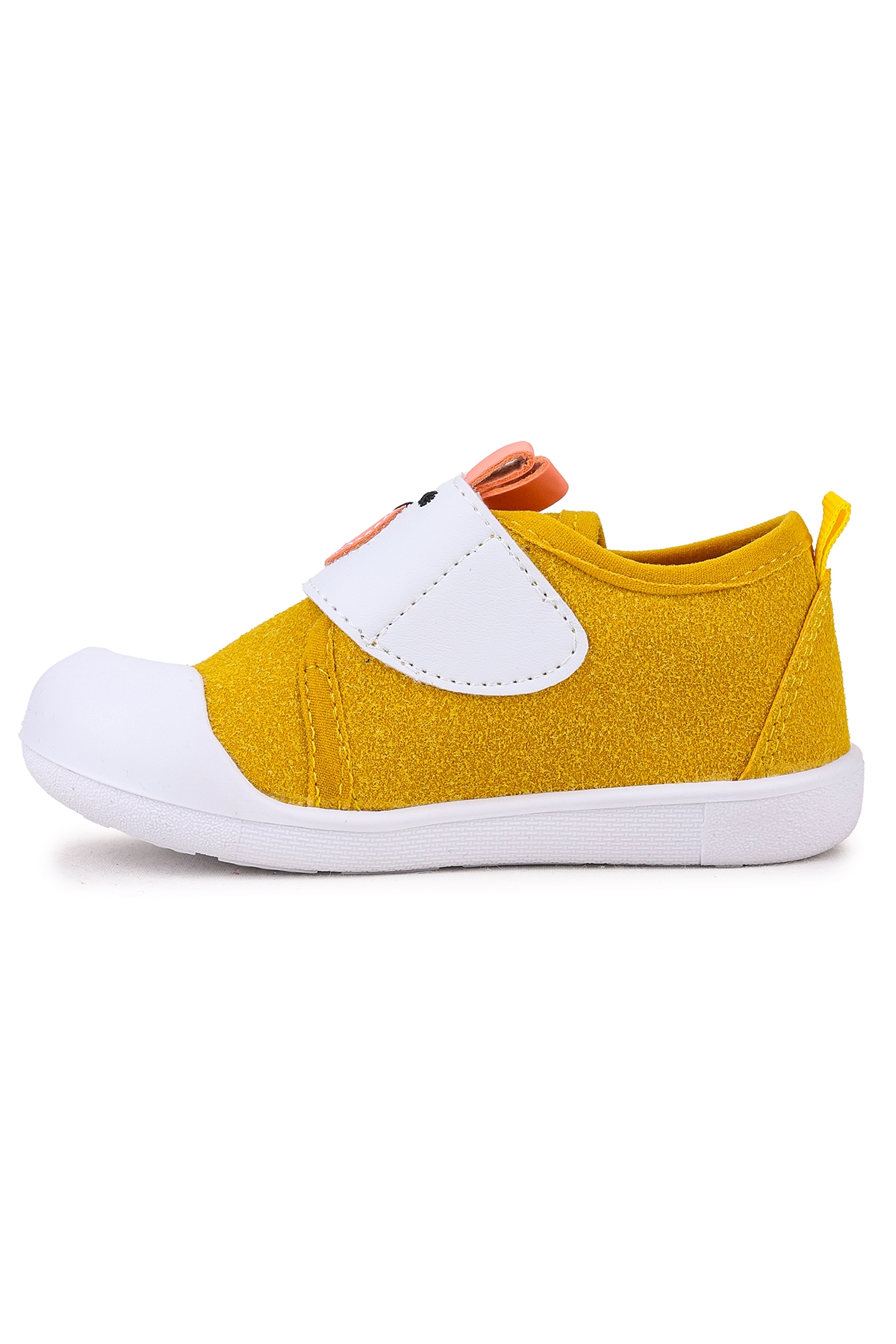 Winni Cırtlı Erkek Bebek İlk Adım Panduf Ayakkabı Sarı - Görsel 5