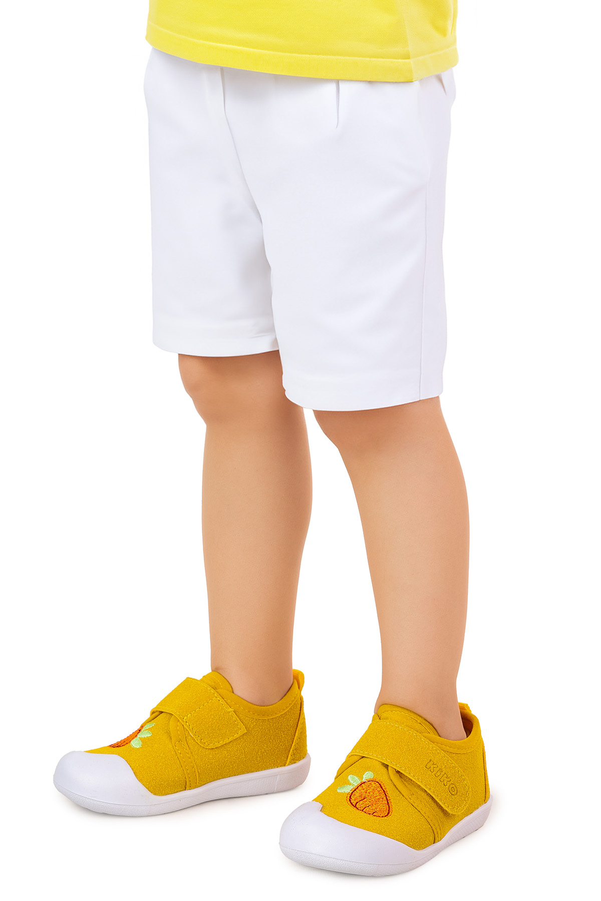 Strawberry Cırtlı Erkek Bebek İlk Adım Panduf Ayakkabı Sarı - Görsel 3