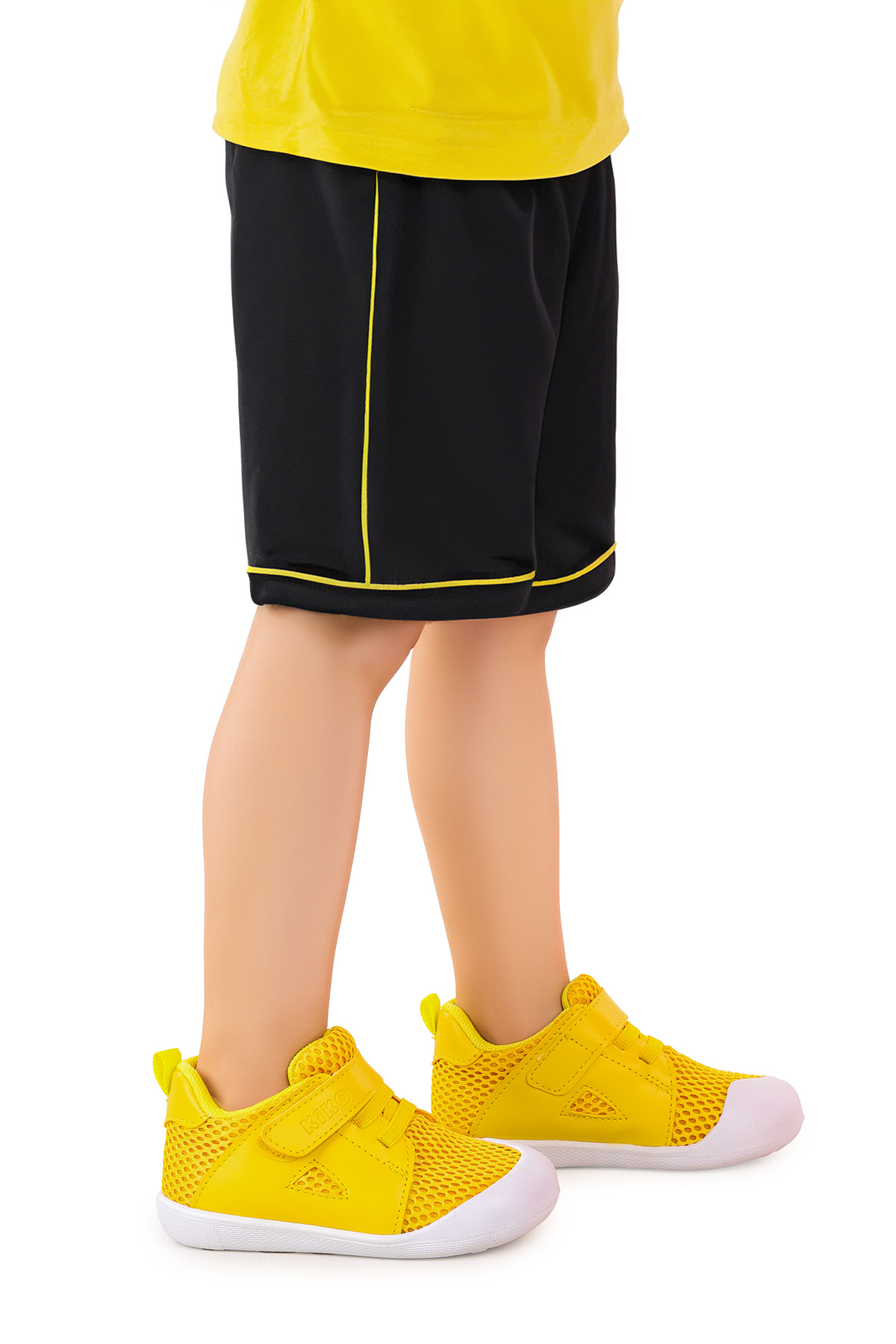 Puppies Cırtlı Erkek Bebek İlk Adım Panduf Ayakkabı Sarı - Görsel 2