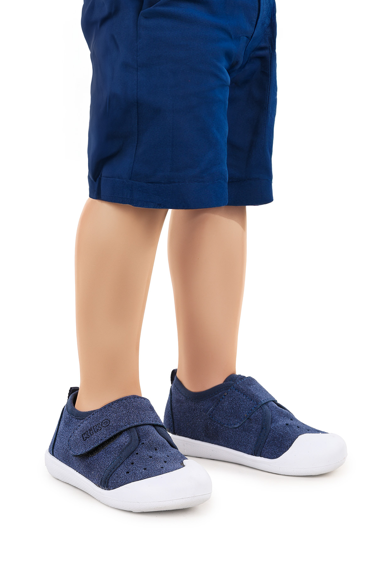 Daffy Cırtlı Erkek Bebek İlk Adım Panduf Ayakkabı Lacivert - Görsel 3