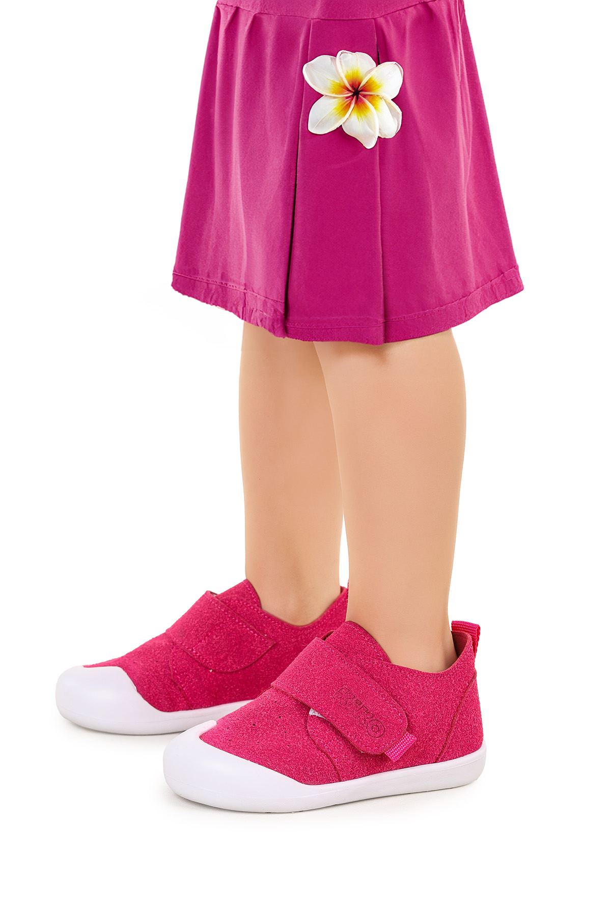 Rosie İlk Adım Cırtlı Kız Bebek Günlük Ayakkabı Fuşya - Görsel 3