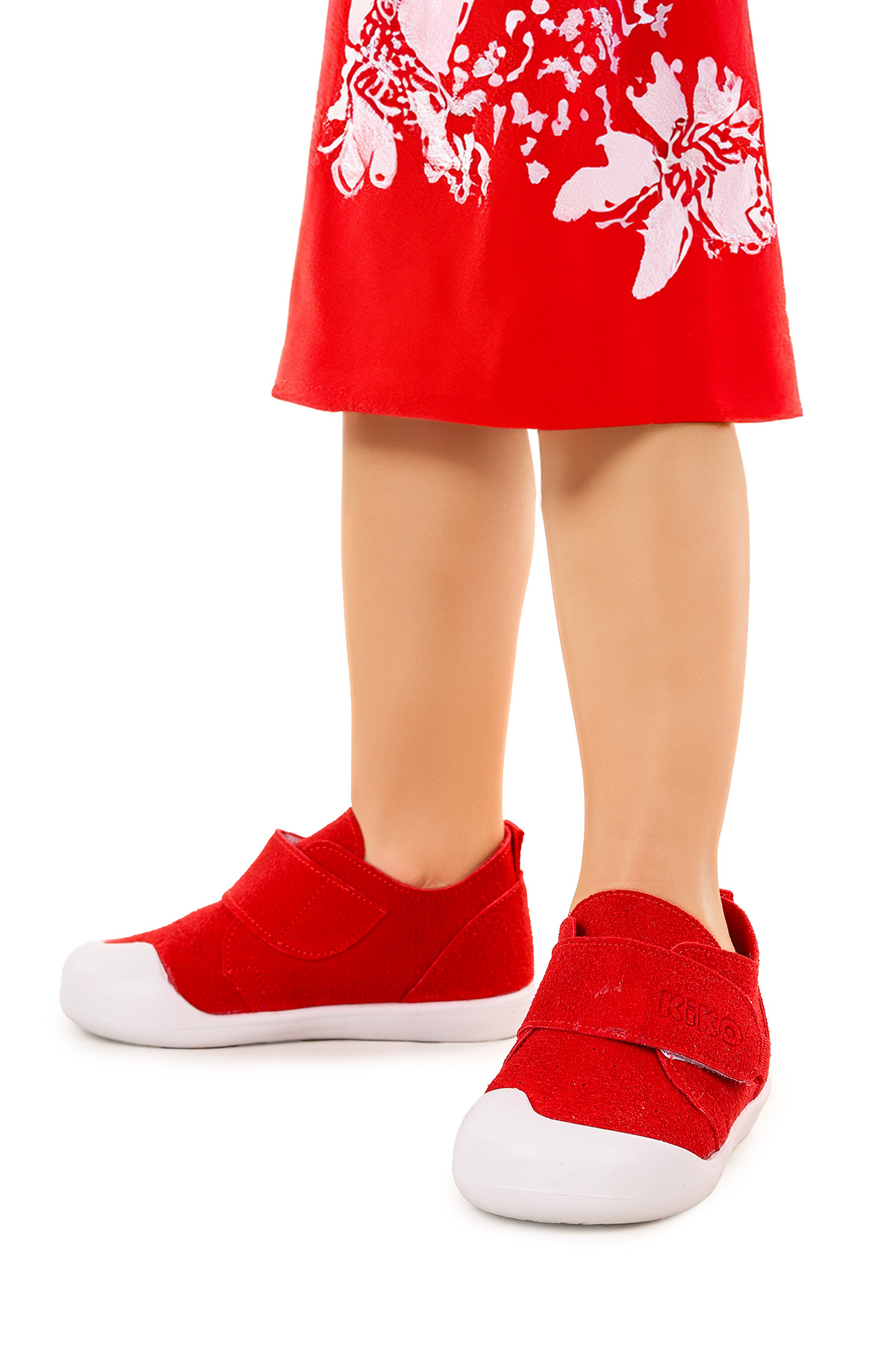 Rosie İlk Adım Cırtlı Kız Bebek Günlük Ayakkabı Kırmızı - Görsel 3