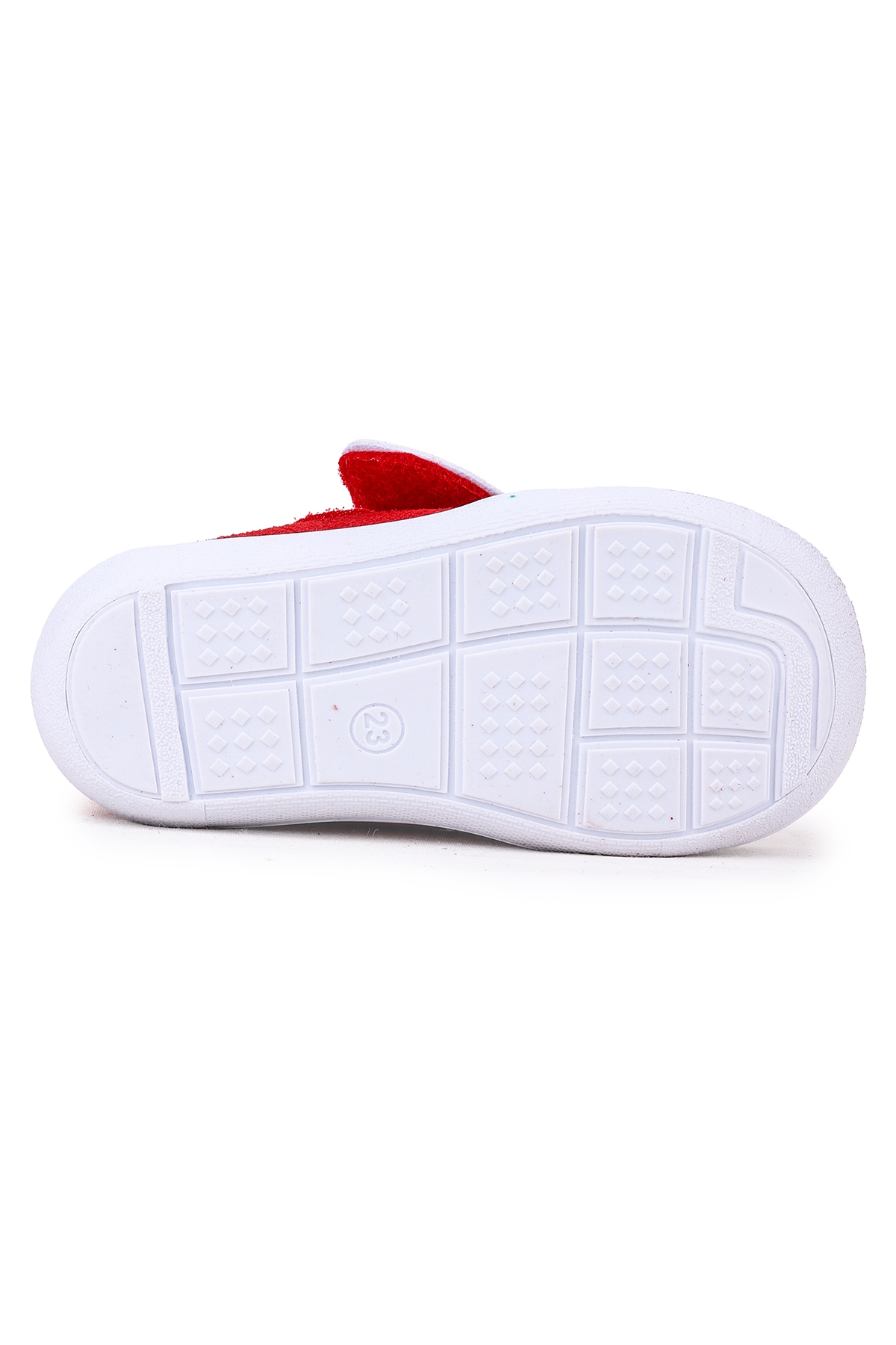 Winni Cırtlı Kız Bebek İlk Adım Panduf Ayakkabı Kırmızı - Görsel 7