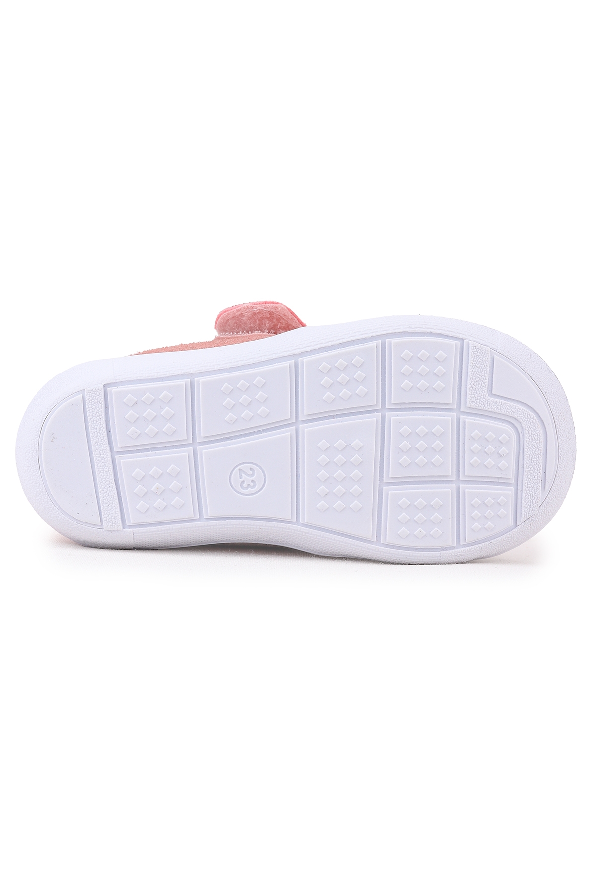 Strawberry Cırtlı Kız Bebek İlk Adım Panduf Ayakkabı Pudra - Görsel 7