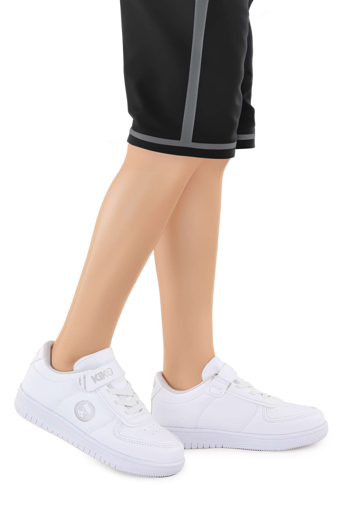 Retka Cırtlı Günlük Erkek Çocuk Spor Ayakkabı Beyaz - Beyaz - Görsel 2