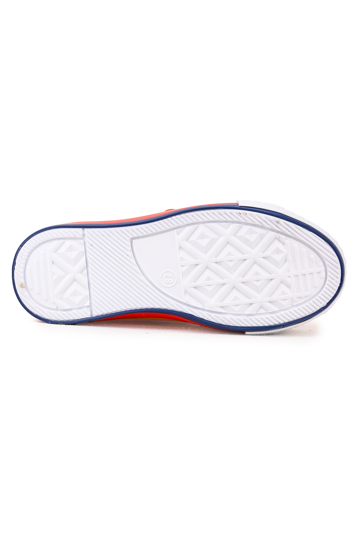 Linen Cırtlı Erkek Çocuk Keten Spor Ayakkabı Turuncu - Görsel 7