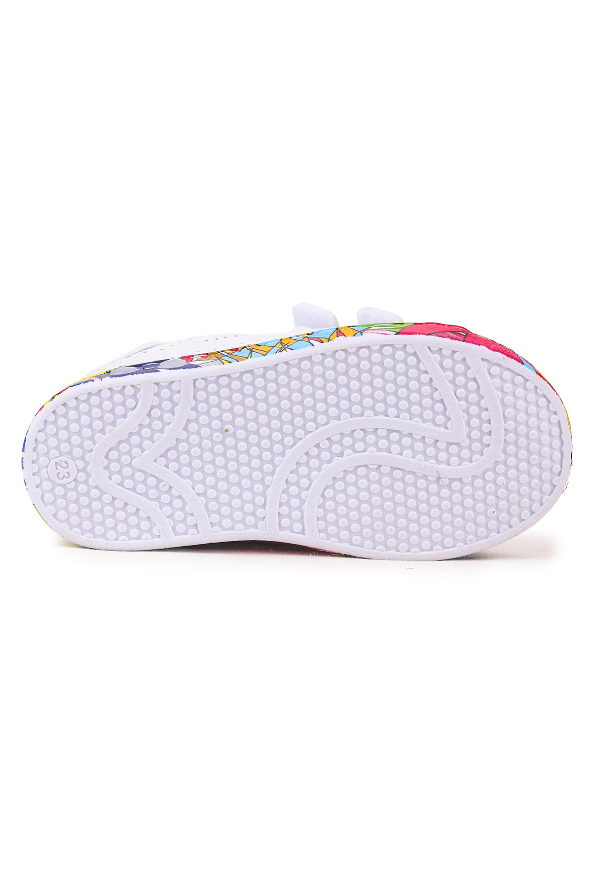 Perforated Cırtlı Işıklı Erkek Bebek Spor Ayakkabı Beyaz - Görsel 7