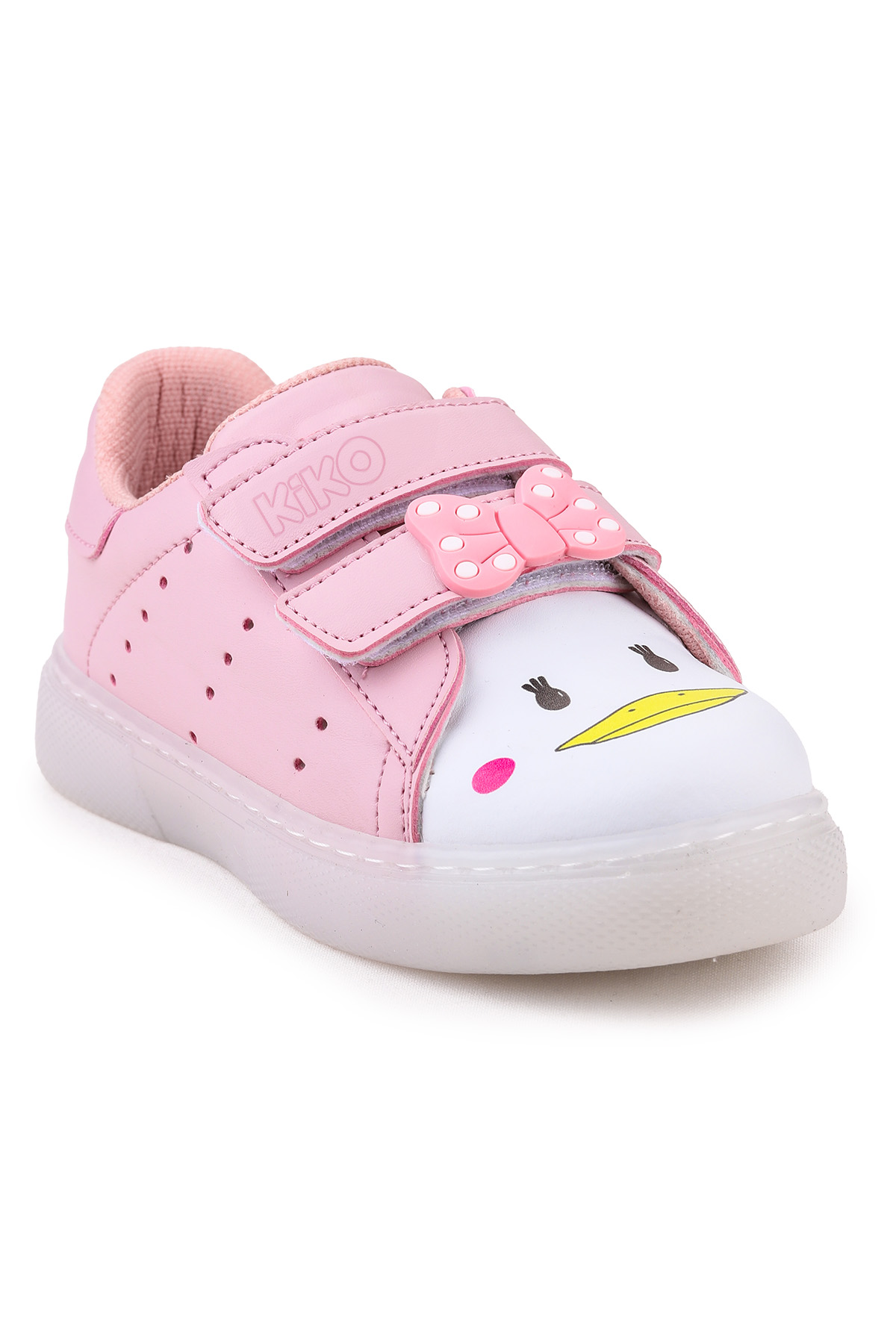 Bart Cırtlı Işıklı Kız Çocuk Spor Ayakkabı Pembe - Görsel 5