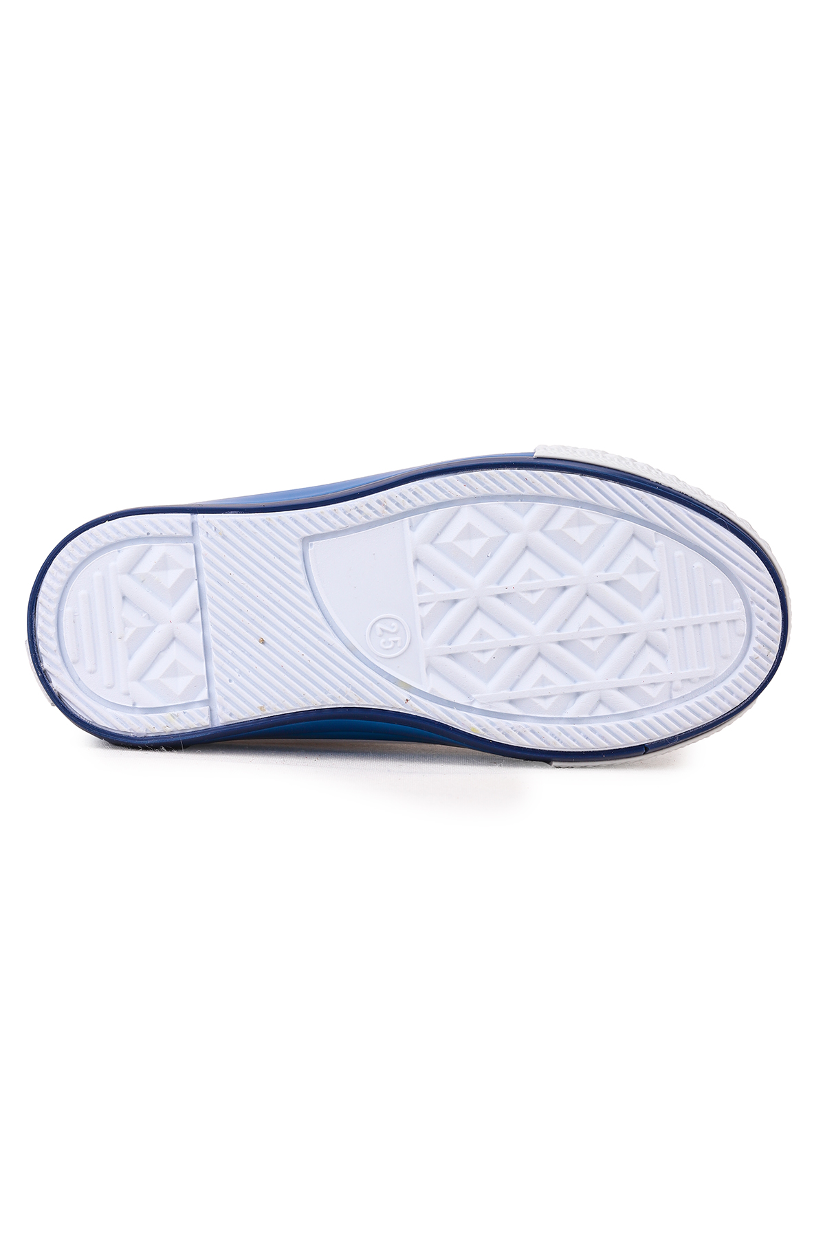 Tinna Bağcıklı Erkek Bebek Keten Spor Ayakkabı Beyaz - Mavi - Görsel 7