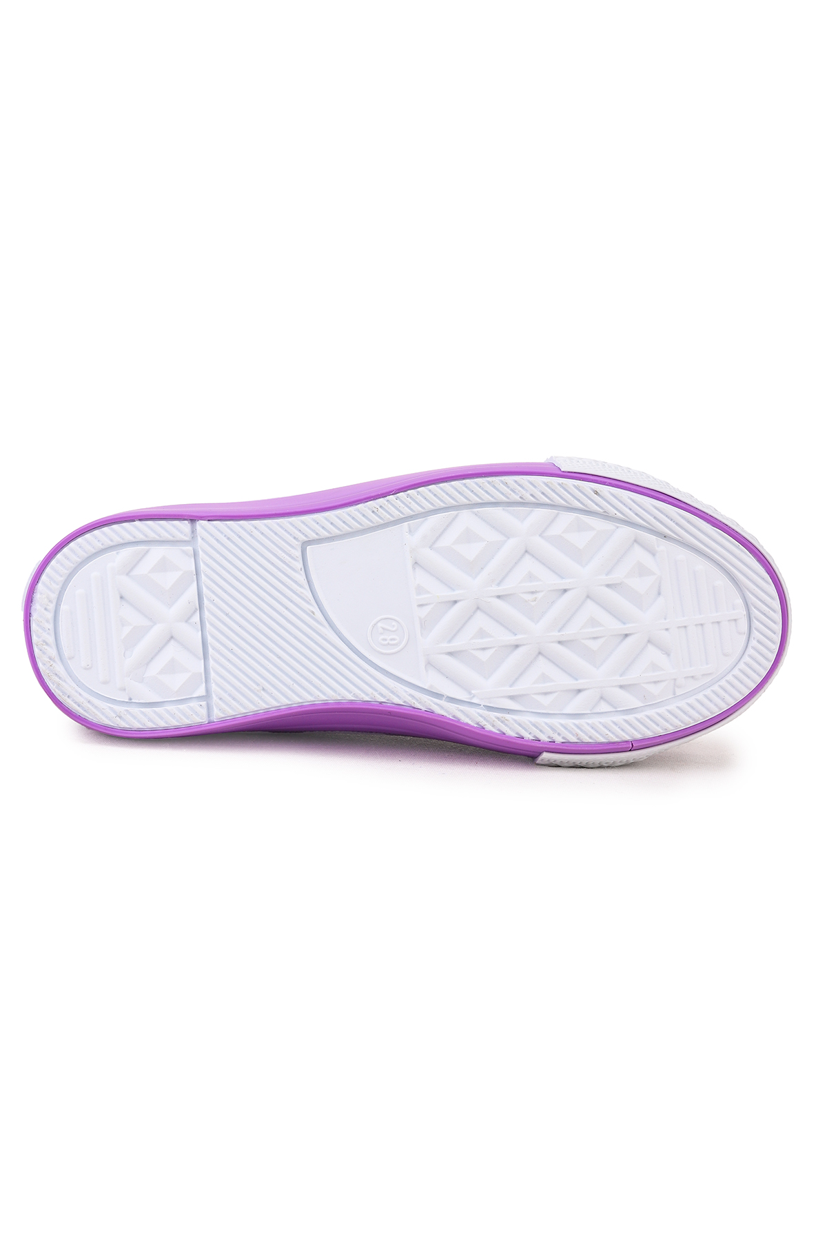 Tinna Bağcıklı Kız Çocuk Keten Spor Ayakkabı Lila - Görsel 7