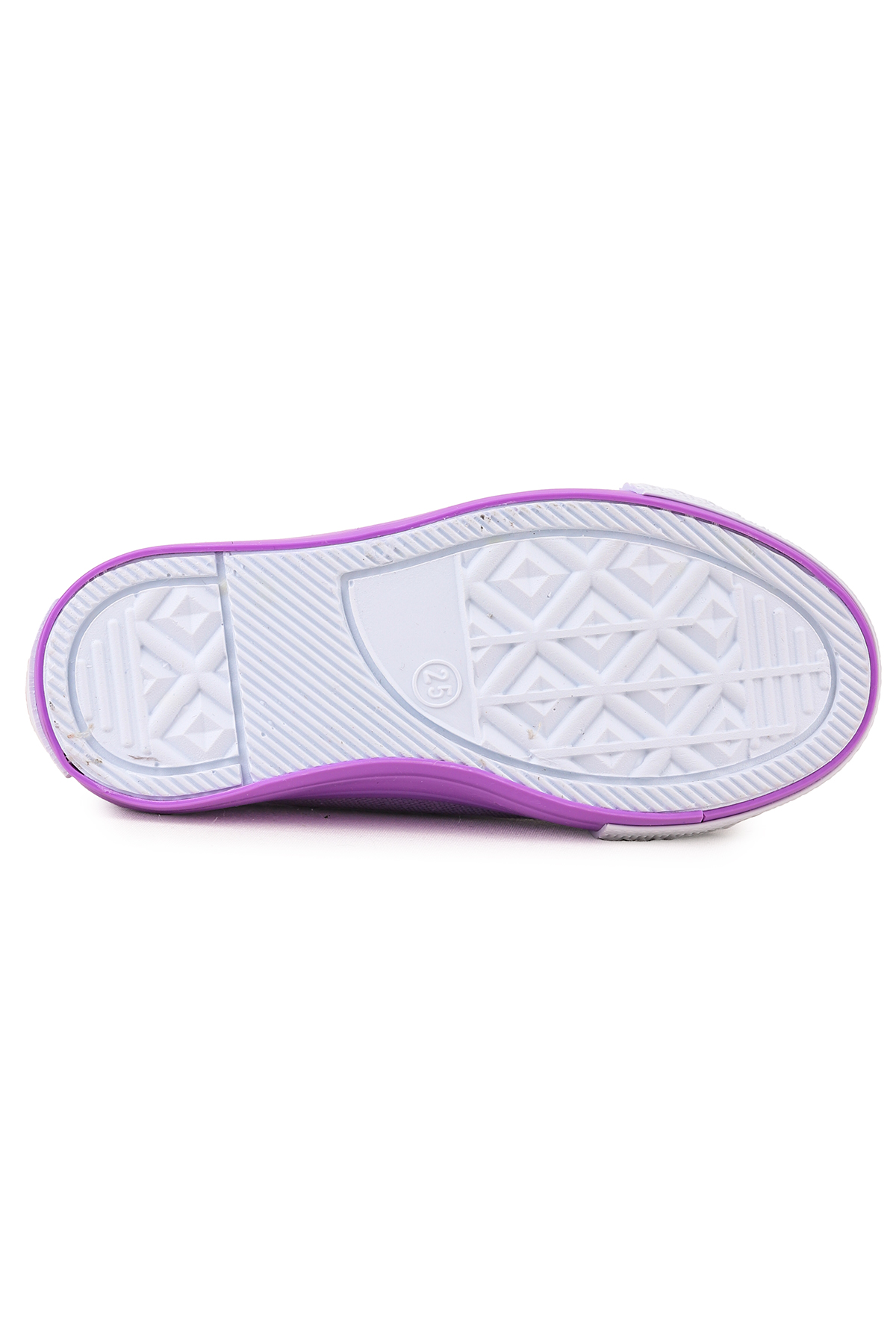 Linen Cırtlı Kız Bebek Keten Spor Ayakkabı Lila - Görsel 7