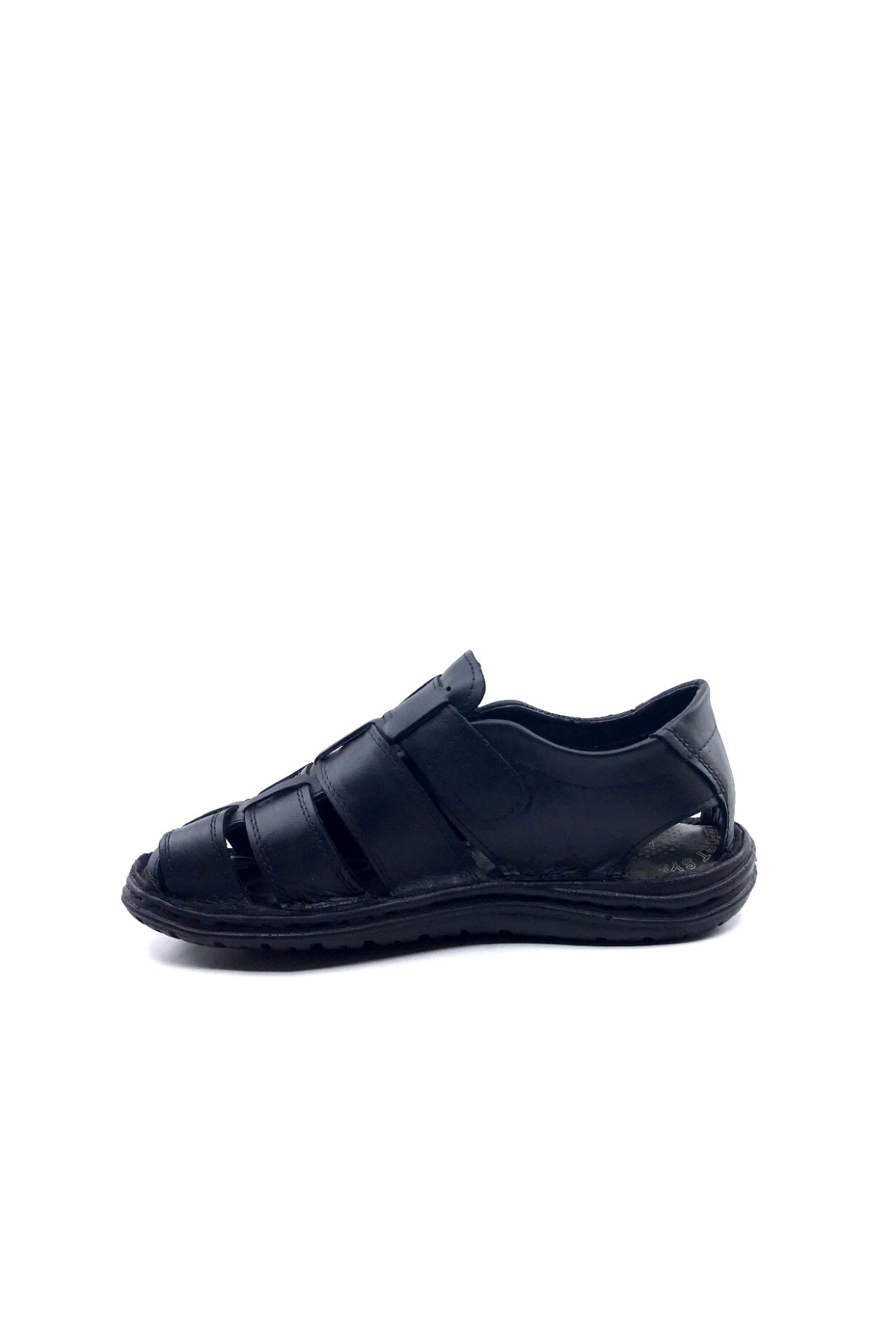 4932 Siyah Erkek Ortopedik Sandelet - Görsel 5