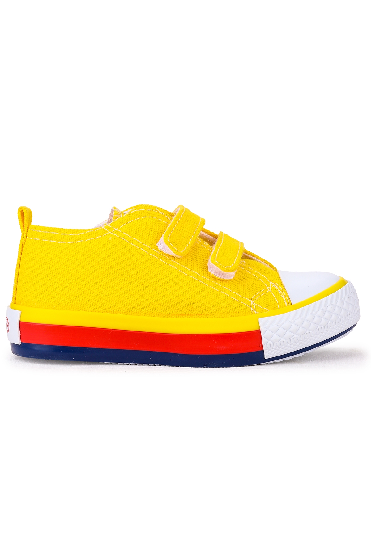 Linen Cırtlı Erkek Bebek Keten Spor Ayakkabı Sarı - Görsel 4