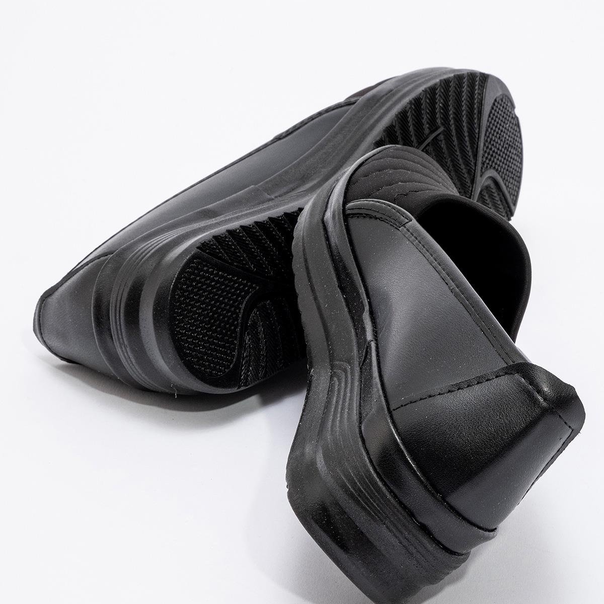 Kadın Biyeli Streç Ayakkabı SİYAH CİLT - Görsel 7