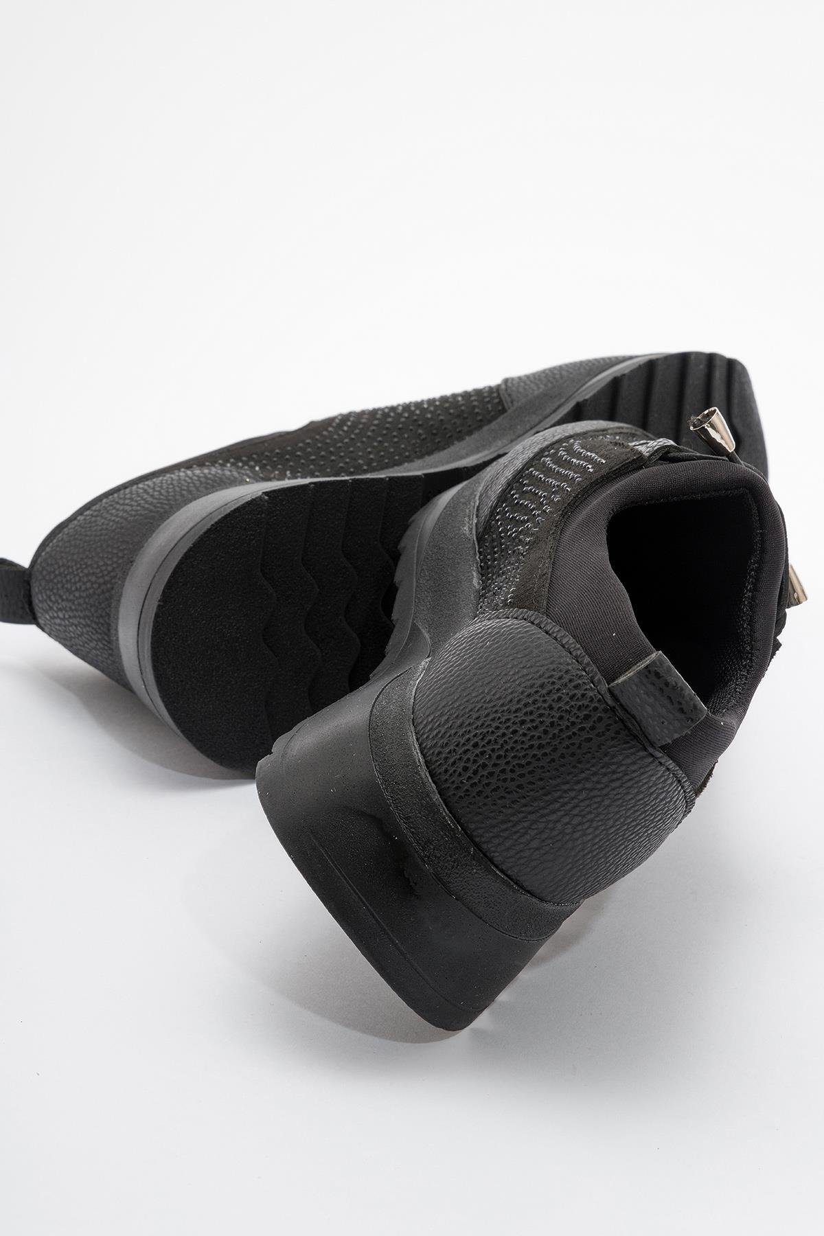 Bağlamalı Kadın Günlük Ayakkabı SİYAH - Görsel 5