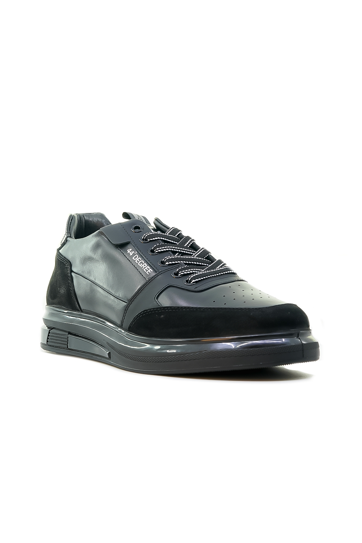 YAŞAR KAŞLI ERKEK HAKİKİ DERİ SNEAKER GÜNLÜK AYAKKABI (40-44) 24Y YKÖ-19451 M SİYAH - Görsel 5