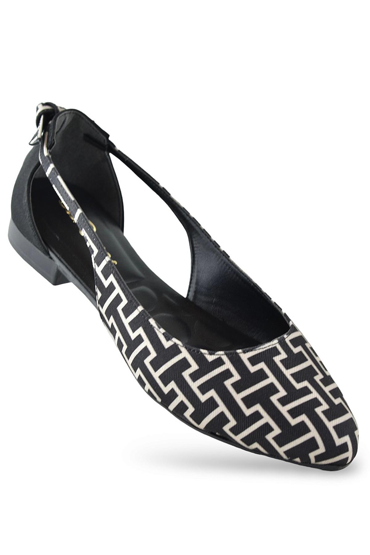 250S Rahat Taban Günlük Kadın Babet Ayakkabı Ev Babeti Nişan Düğün Ayakkabısı - Görsel 2