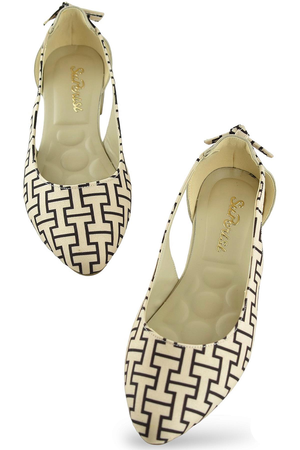 250S Rahat Taban Günlük Kadın Babet Ayakkabı Ev Babeti Nişan Düğün Ayakkabısı - Görsel 3