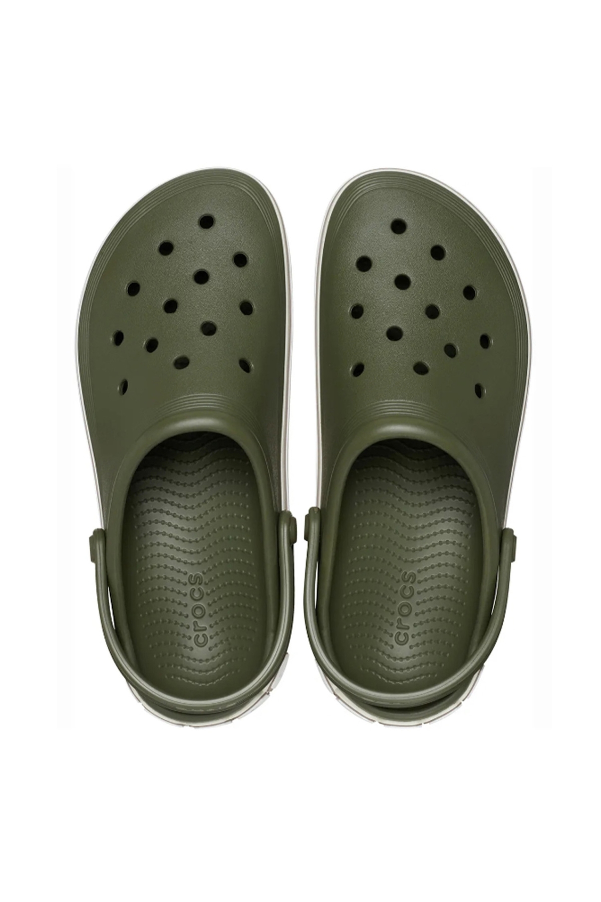 Off Court Logo Clog Günlük Unisex Terlik Army Green - Görsel 4