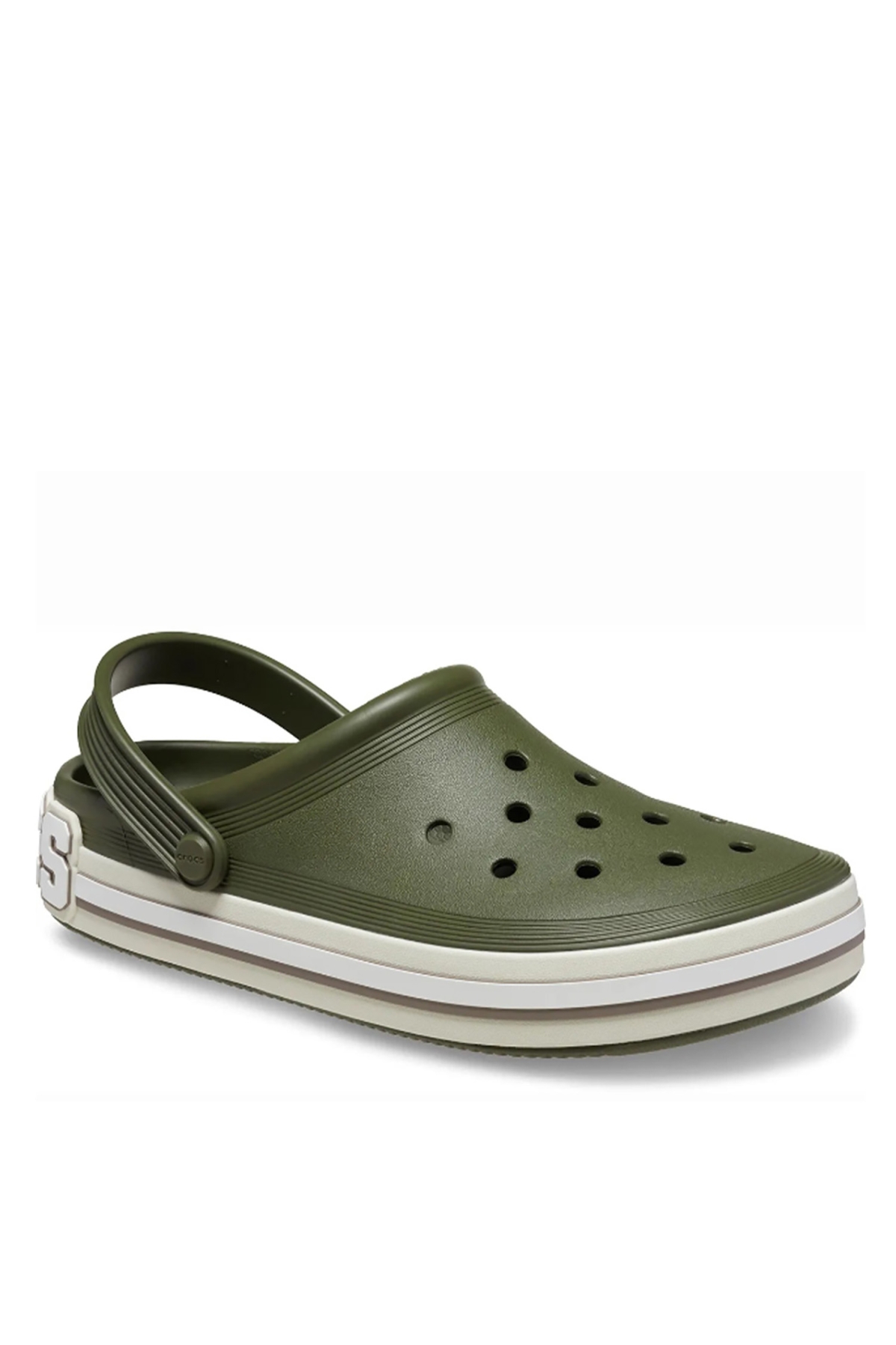 Off Court Logo Clog Günlük Unisex Terlik Army Green - Görsel 5