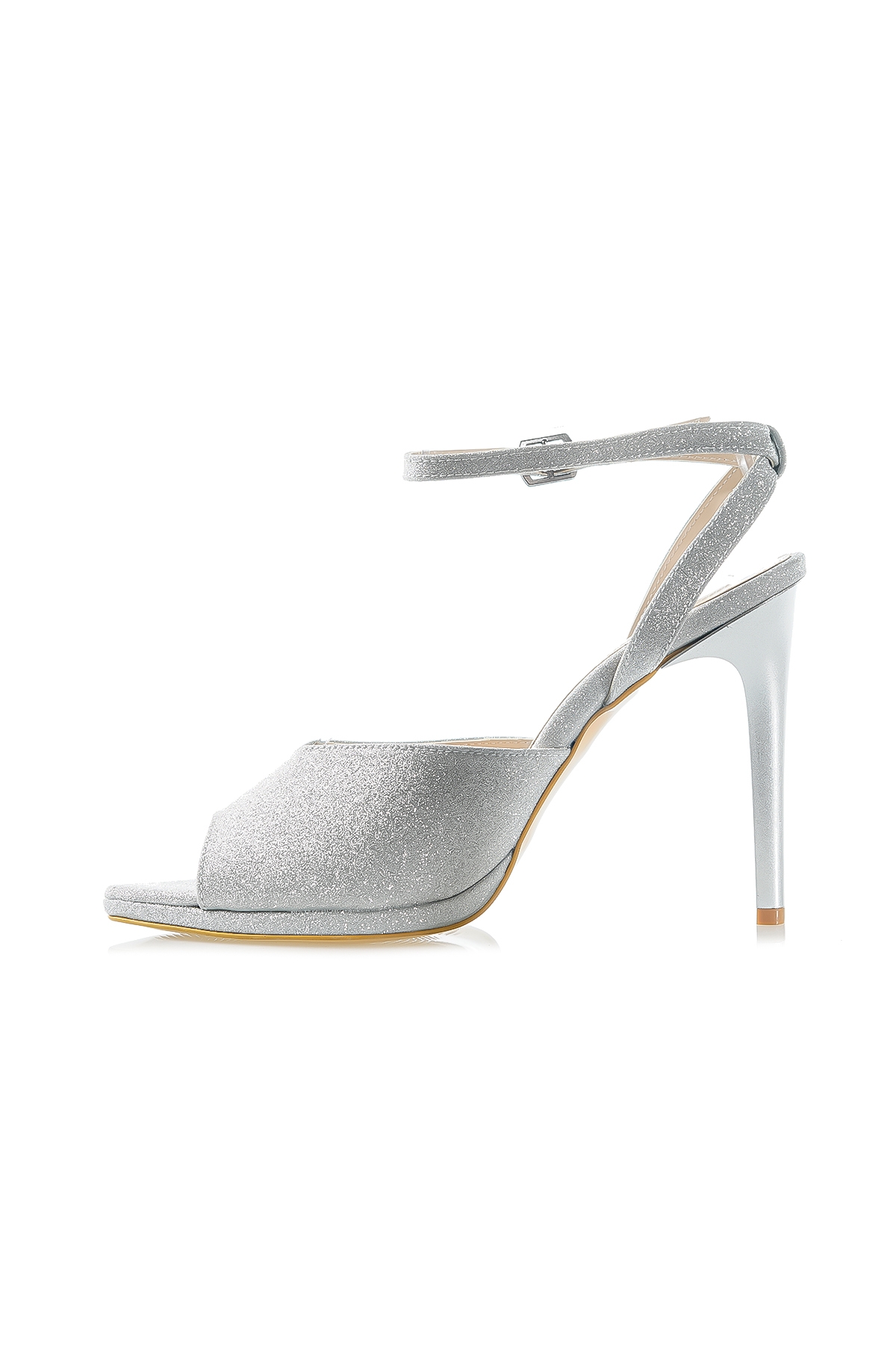 YAŞAR KAŞLI KADIN PLATFORM TABAN TOPUKLU AYAKKABI (36-40) 24Y YKA-820 Z LAME SİMLİ - Görsel 3