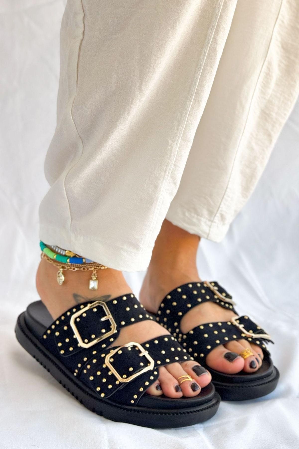 800 TROP DETAY KADIN SÜET TERLİK - Görsel 2