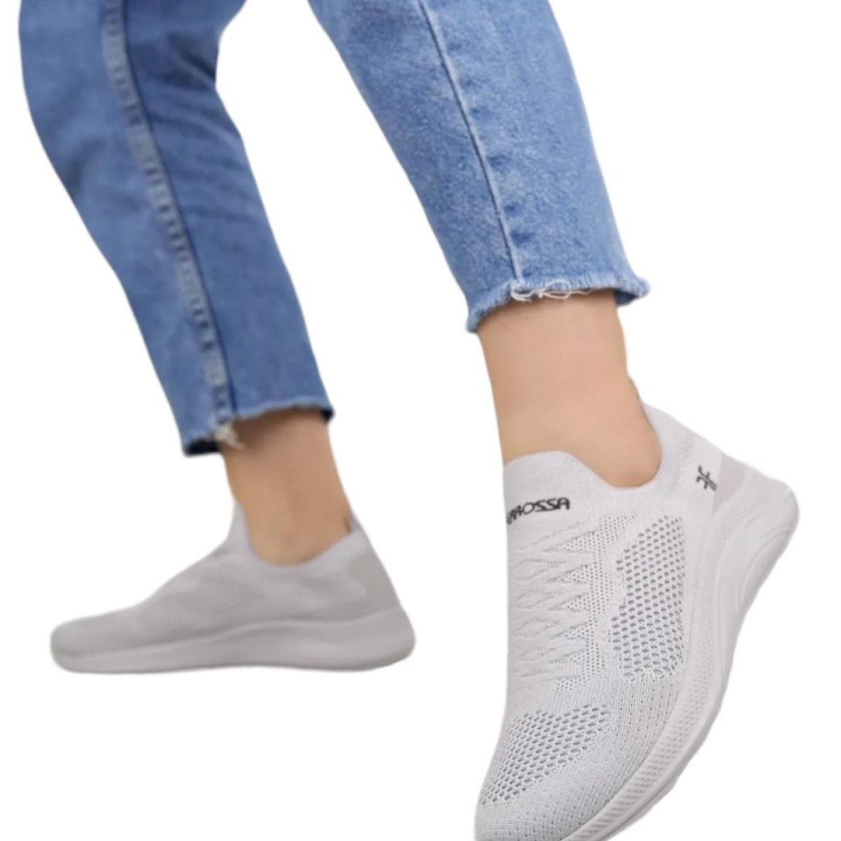 Kadın Triko Spor Ayakkabı GRİ - Görsel 10