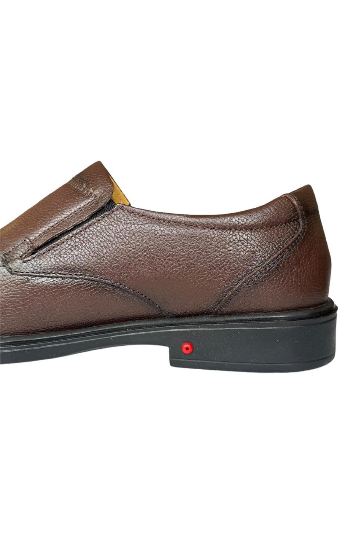 Erkek Hakiki Deri Poli Comfort Taban Günlük Ayakkabı KAHVERENGİ - Görsel 5