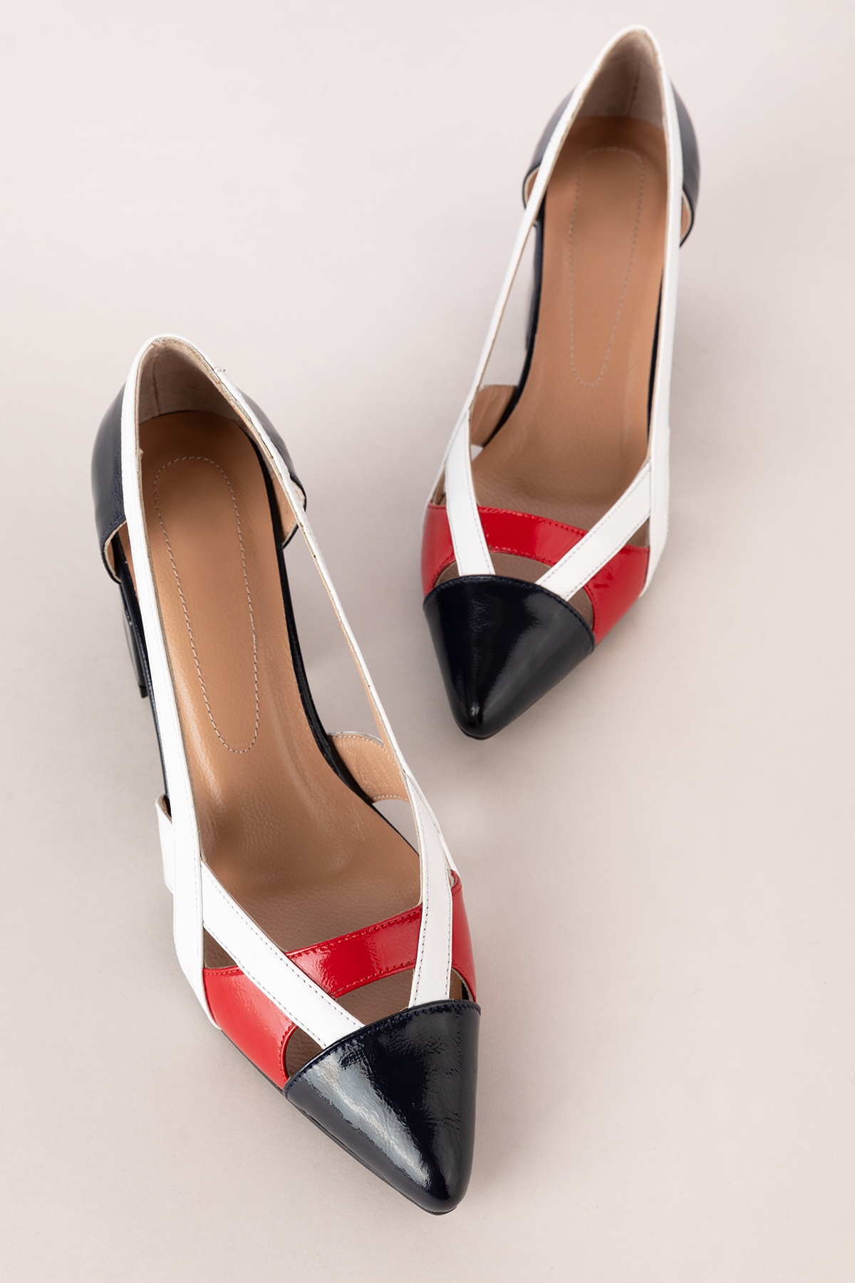 Gondol Kadın Hakiki Deri Renkli Topuklu Ayakkabı ast.6083 - Görsel 4