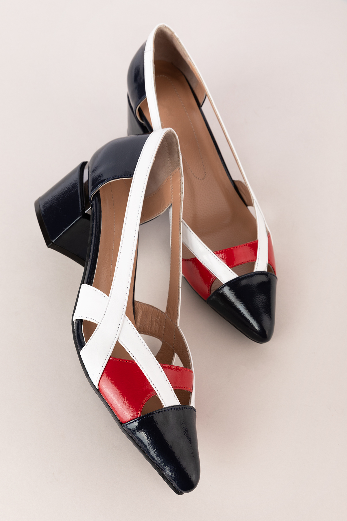 Gondol Kadın Hakiki Deri Renkli Topuklu Ayakkabı ast.6083 - Görsel 5