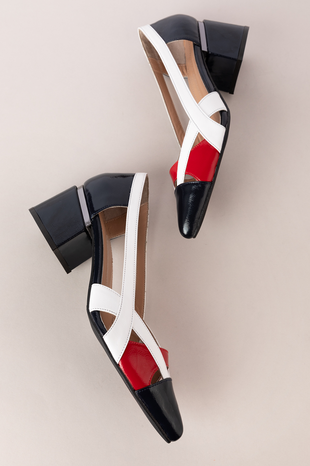 Gondol Kadın Hakiki Deri Renkli Topuklu Ayakkabı ast.6083 - Görsel 6