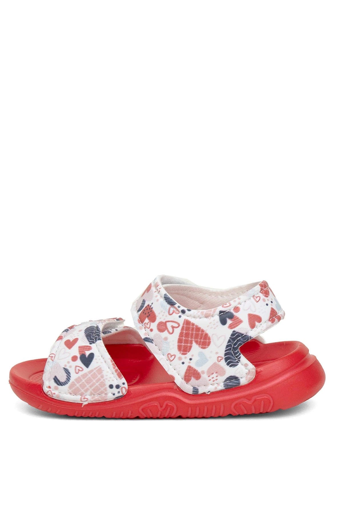 Elit SY016 Filet Kız Çocuk Düz Sandalet Kırmızı - Görsel 4