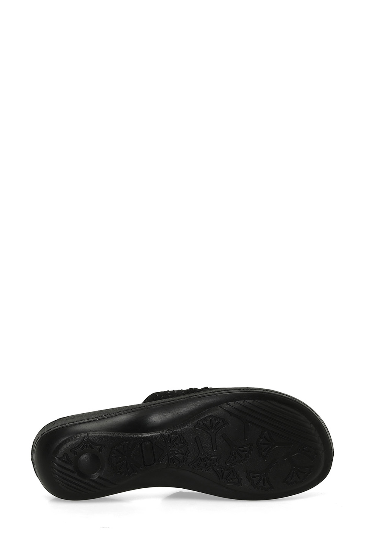 607010.Z4PR Siyah Kadın Ev Terliği - Görsel 7