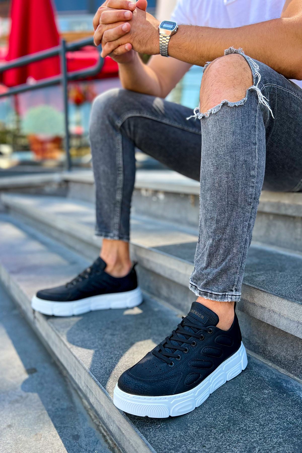 CH105 CBT Cronus Erkek Ayakkabı SIYAH - Görsel 3