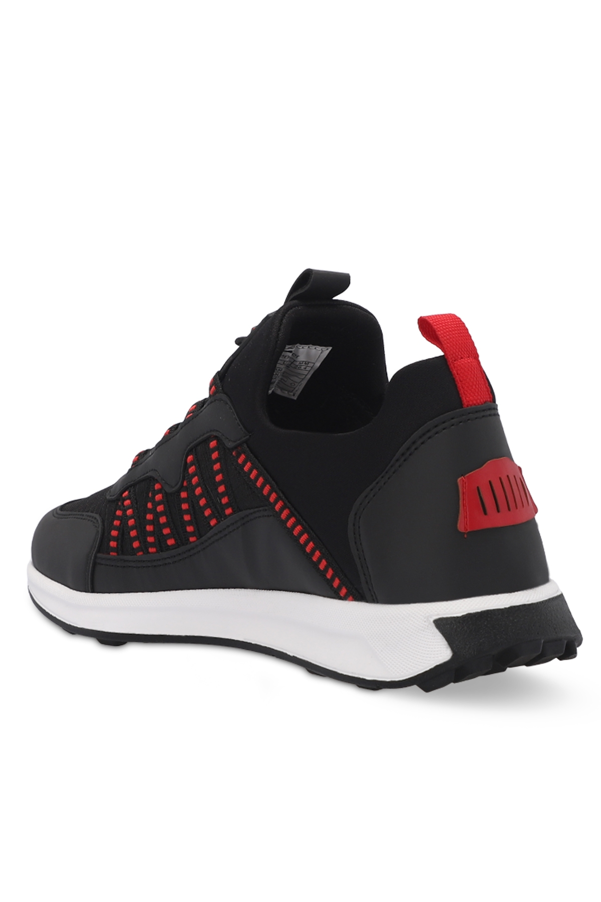 TITAN I Erkek Sneaker Ayakkabı Siyah / Kırmızı - Görsel 4