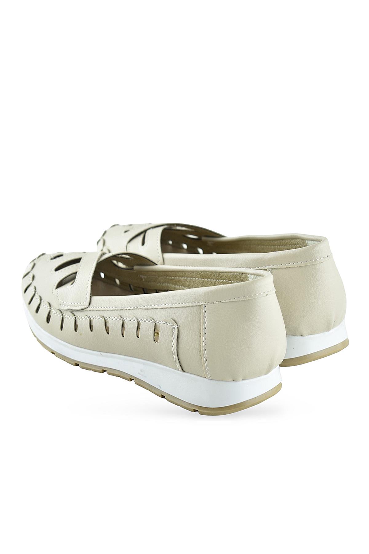 230B Rahat Ortopedik Taban Günlük Kadın Ayakkabı Babet Kadın Yazlık Ayakkabı - Görsel 6